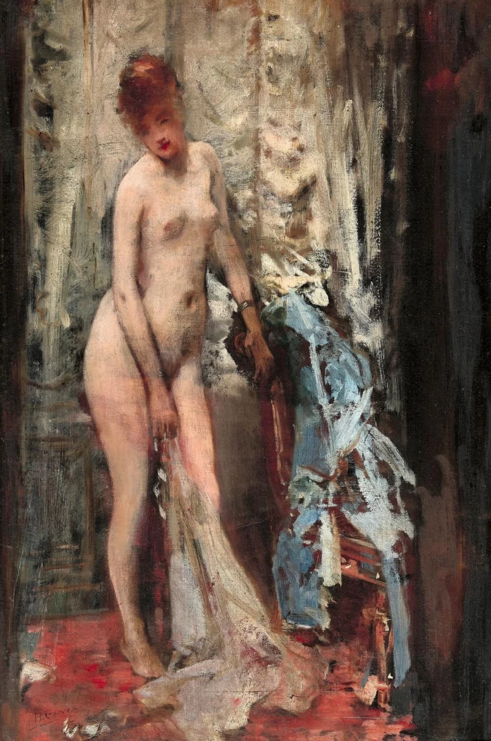 29-Donna nuda in casa